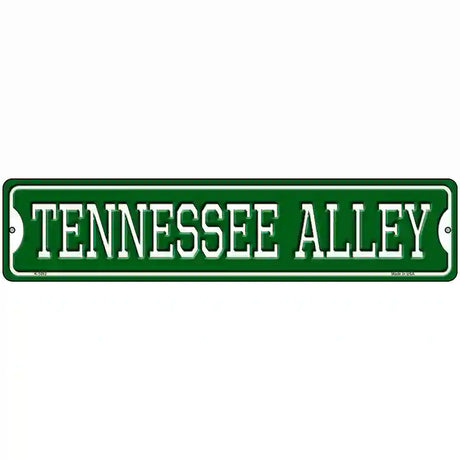 Tennessee Alley Novelty Metal Street Sign 18" x 4" (K)