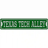 Texas Tech Alley Novelty Metal Street Sign 18" x 4" (K)