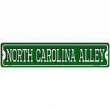 North Carolina Alley Novelty Metal Street Sign 18" x 4" (K)