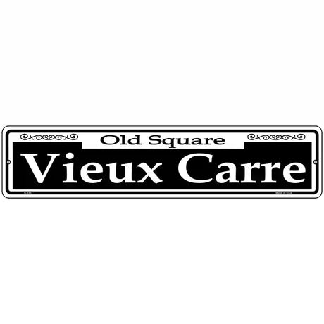 Vieux Carre Novelty Metal Street Sign 18" x 4" (K)