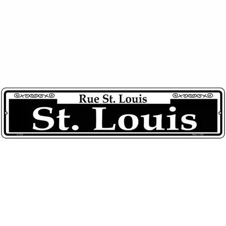 St. Louis Novelty Metal Street Sign 18" x 4" (K)