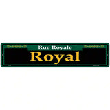 Royal Green Novelty Metal Street Sign 18" x 4" (K)