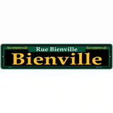 Bienville Green Novelty Metal Street Sign 18" x 4" (K)