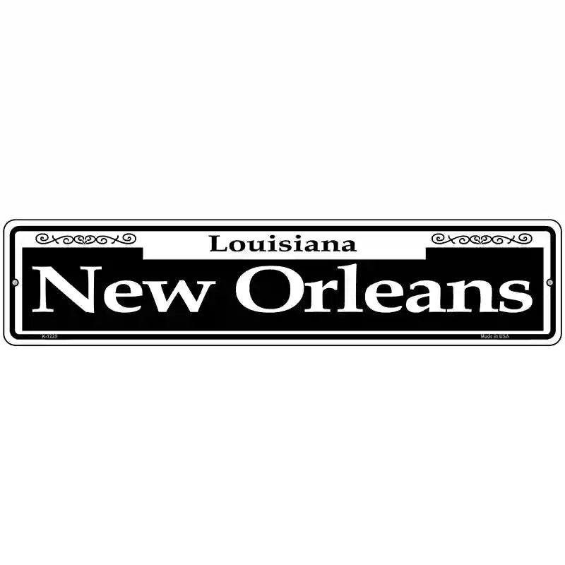 New Orleans Novelty Metal Street Sign 18" x 4" (K)