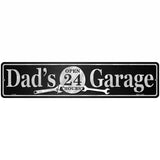 Dads Garage Novelty Metal Street Sign 18" x 4" (K)