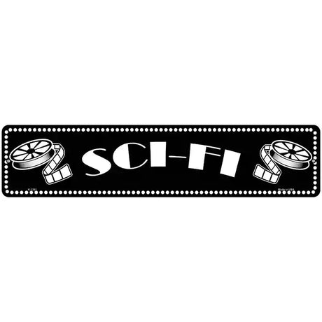 Sci-Fi Home Theater Novelty Metal Street Sign 18" x 4" (K)