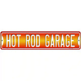 Hot Rod Garage Novelty Metal Street Sign 18" x 4" (K)