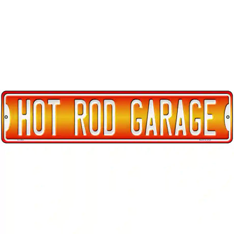 Hot Rod Garage Novelty Metal Street Sign 18" x 4" (K)