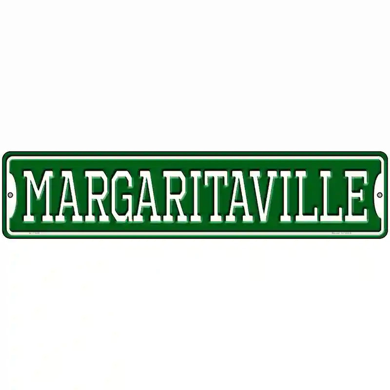 Margaritaville Novelty Metal Street Sign 18" x 4" (K)