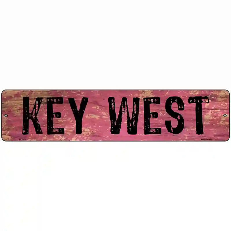 Key West Novelty Metal Street Sign 18" x 4" (K)