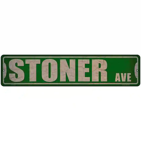 Stoner Ave Novelty Metal Street Sign 18" x 4" (K)