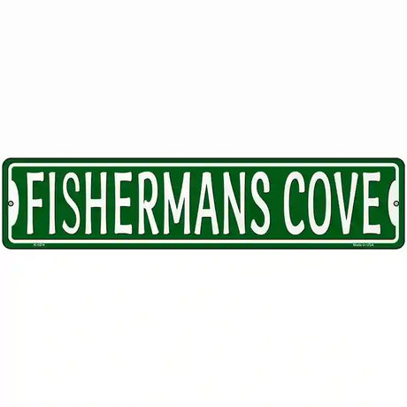 Fisherman Cove Novelty Metal Street Sign 18" x 4" (K)