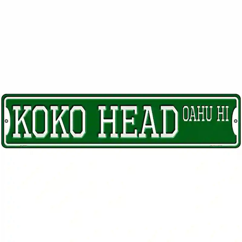 Koko Head Oahu HI Novelty Metal Street Sign 18" x 4" (K)