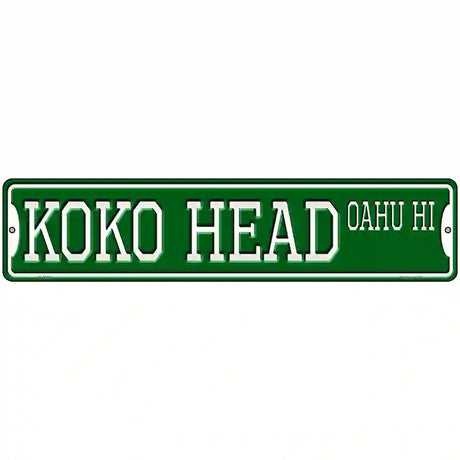 Koko Head Oahu HI Novelty Metal Street Sign 18" x 4" (K)