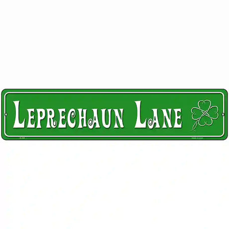 Leprechuan Lane Metal Novelty Street Sign 18" x 4" (K)