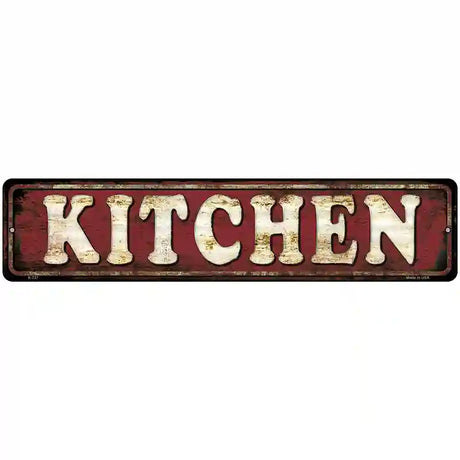 Kitchen Novelty Street Sign 18" x 4" (K)