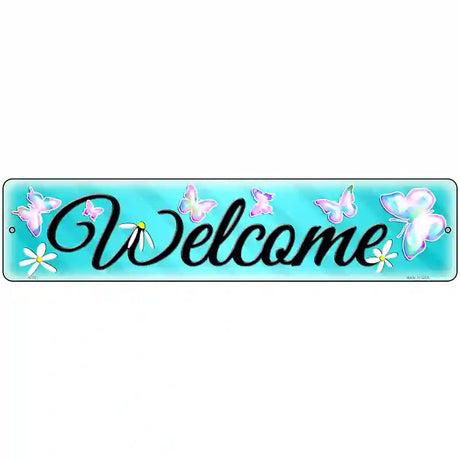 Welcome Novelty Street Sign 18" x 4" (K)