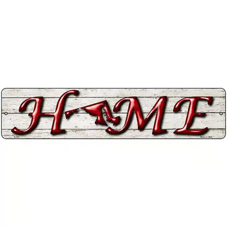 Maryland Home State Outline Novelty Metal Street Sign 18" x 4" (K)