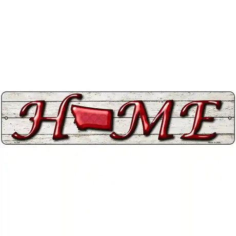 Montana Home State Outline Novelty Metal Street Sign 18" x 4" (K)