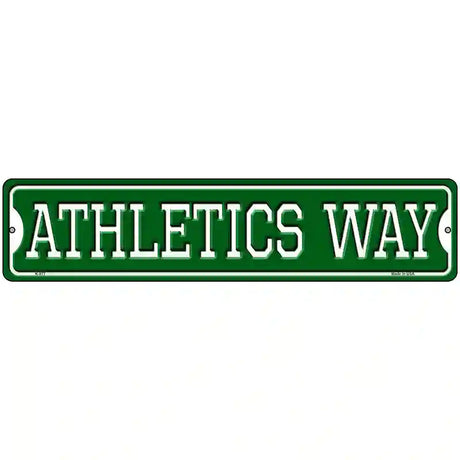 Athletics Way Novelty Metal Street Sign 18" x 4" (K)