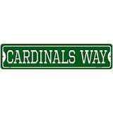 Cardinals Way Novelty Metal Street Sign 18" x 4" (K)