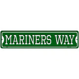 Mariners Way Novelty Metal Street Sign 18" x 4" (K)