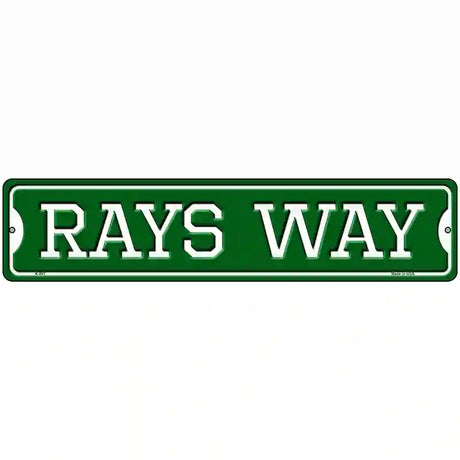 Rays Way Novelty Metal Street Sign 18" x 4" (K)