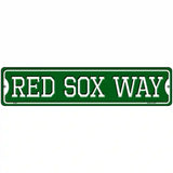 Red Sox Way Novelty Metal Street Sign 18" x 4" (K)