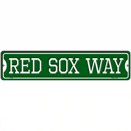 Red Sox Way Novelty Metal Street Sign 18" x 4" (K)