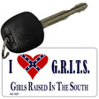 I Love Grits Novelty Aluminum Key Chain KC-027