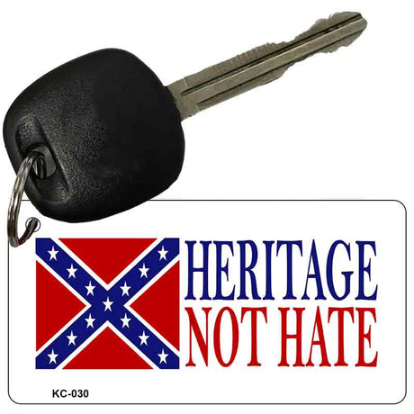 Heritage Not Hate Flag Novelty Aluminum Key Chain KC-030