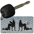 Angel Devil Novelty Aluminum Key Chain KC-061