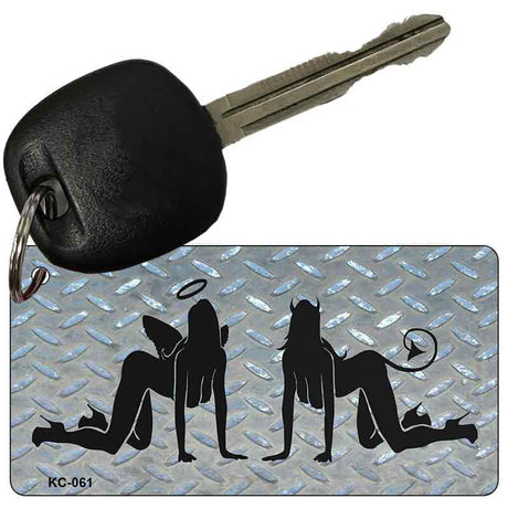 Angel Devil Novelty Aluminum Key Chain KC-061