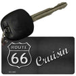 Route 66 Cruisin Novelty Aluminum Key Chain KC-095