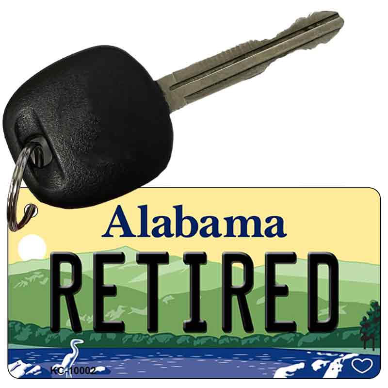 Retired Alabama Key Chain Metal Novelty KC-10002