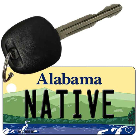 Native Alabama Key Chain Metal Novelty KC-10010