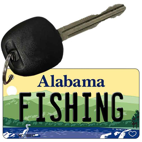 Fishing Alabama Key Chain Metal Novelty KC-10017