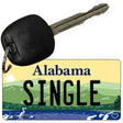 Single Alabama Key Chain Metal Novelty KC-10023