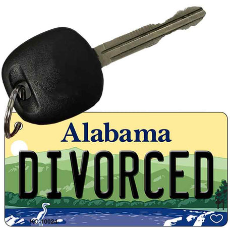 Divorced Alabama Key Chain Metal Novelty KC-10024