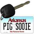 Pig Soonie Arkansas State License Plate Tag Key Chain KC-10038