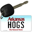 Hogs Arkansas State License Plate Tag Key Chain KC-10039