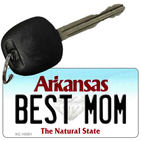 Best Mom Arkansas State License Plate Tag Key Chain KC-10061