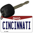 Cincinnati Ohio State License Plate Tag Key Chain KC-10068