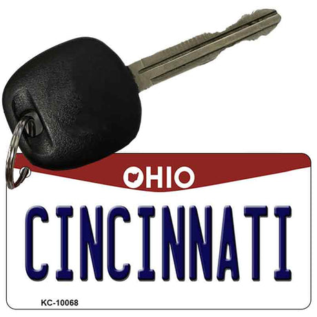 Cincinnati Ohio State License Plate Tag Key Chain KC-10068