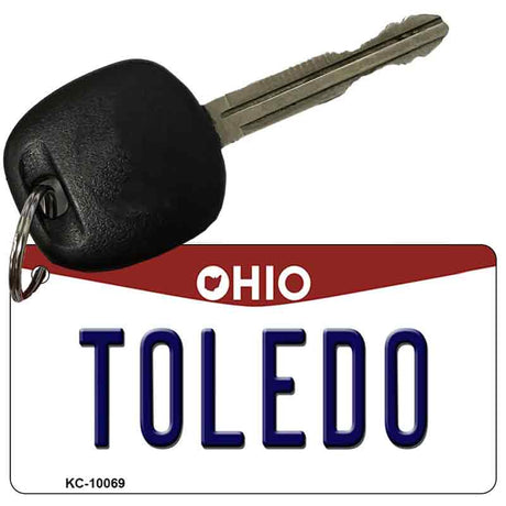 Toledo Ohio State License Plate Tag Key Chain KC-10069