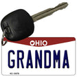 Grandma Ohio State License Plate Tag Key Chain KC-10078