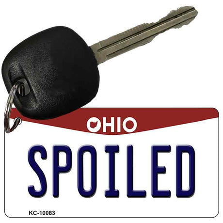 Spoiled Ohio State License Plate Tag Key Chain KC-10083