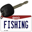 Fishing Ohio State License Plate Tag Key Chain KC-10086