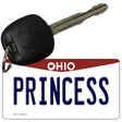 Princess Ohio State License Plate Tag Key Chain KC-10091