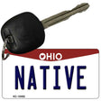 Native Ohio State License Plate Tag Key Chain KC-10092